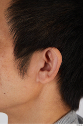 Ear Man Asian Casual Slim Street photo references